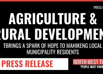 THE DEPARTMENT OF AGRICULTURE AND RURAL DEVELOPMENT BRINGS A SPARK OF HOPE TO MAHIKENG LOCAL MUNICIPALITY RESIDENTS